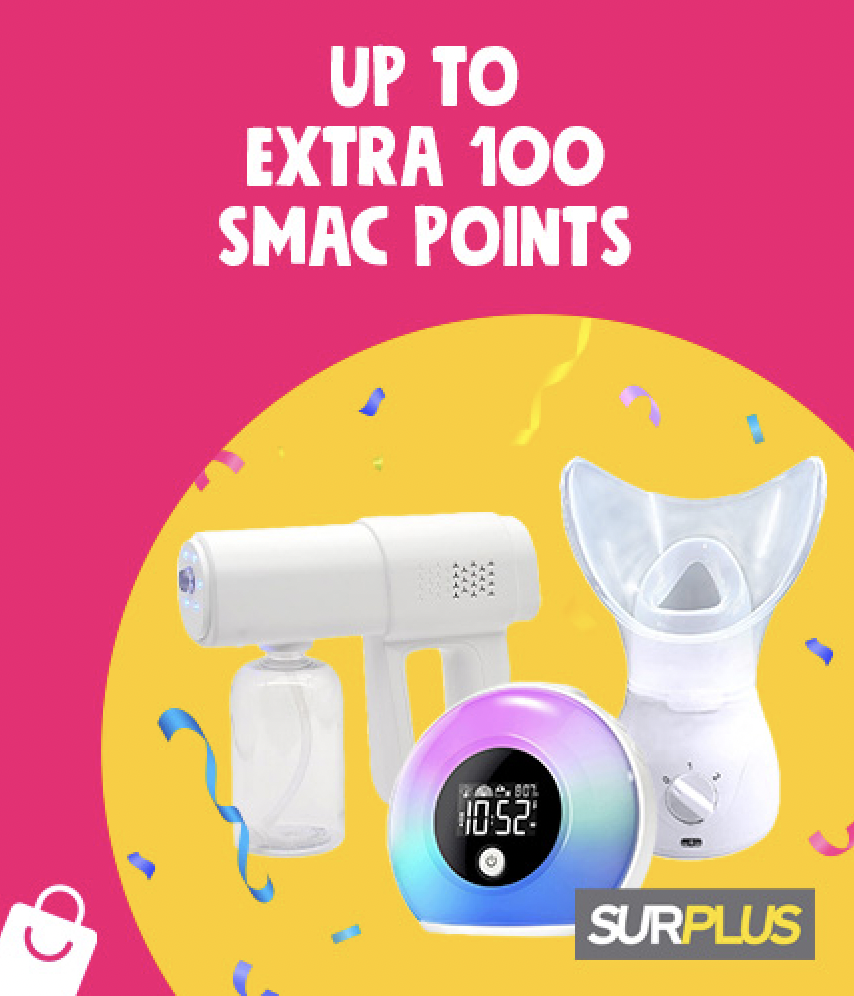 Surplus: Up to EXTRA 100 SMAC Points