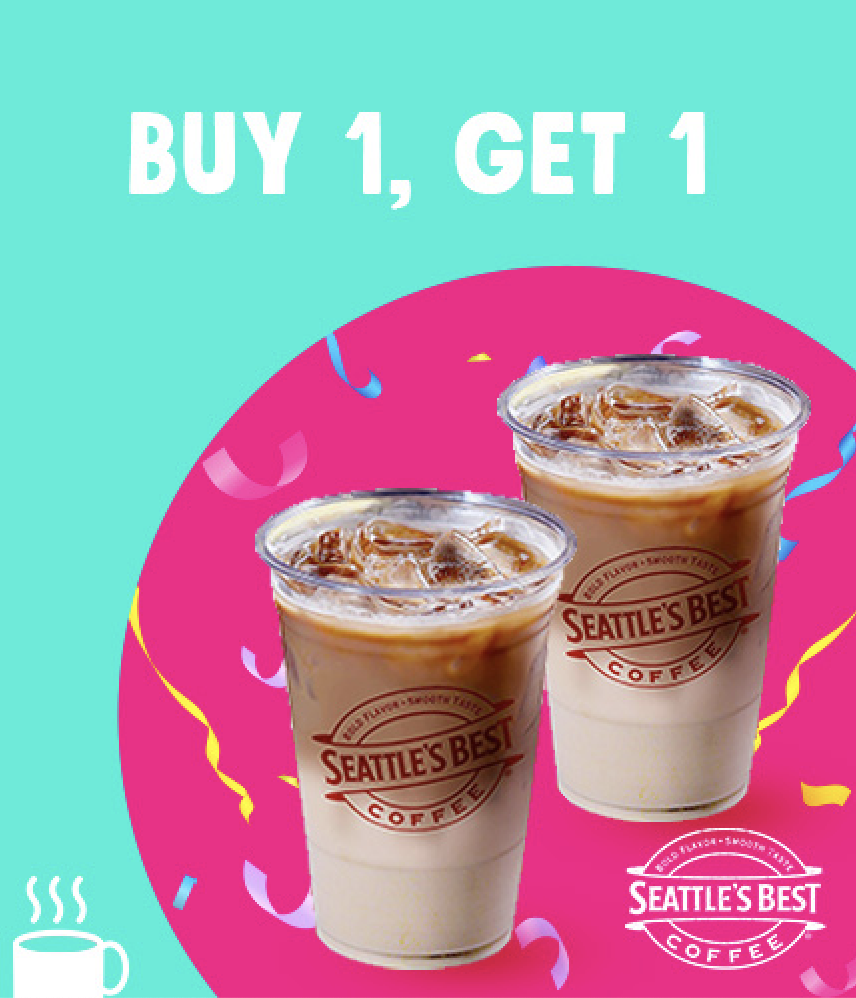 Seattle's Best Coffee: Buy 1, Get 1 on Over-Iced Drinks
