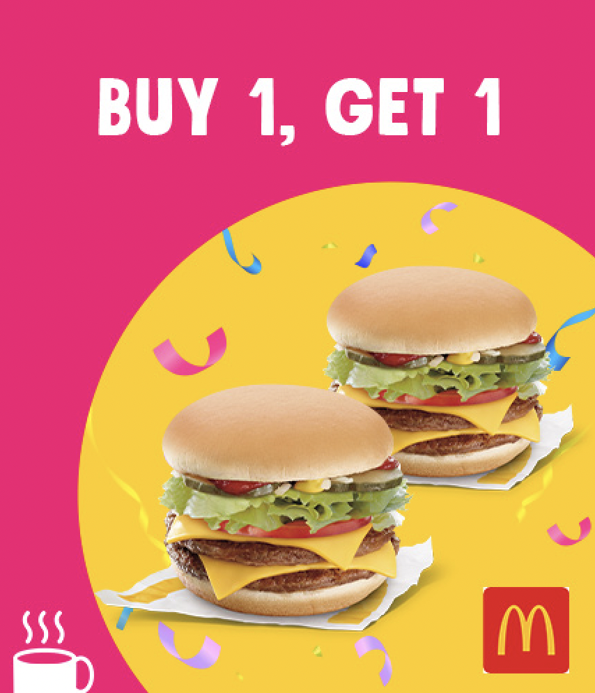 McDonald's: Buy 1, Get 1 on Double Cheeseburger