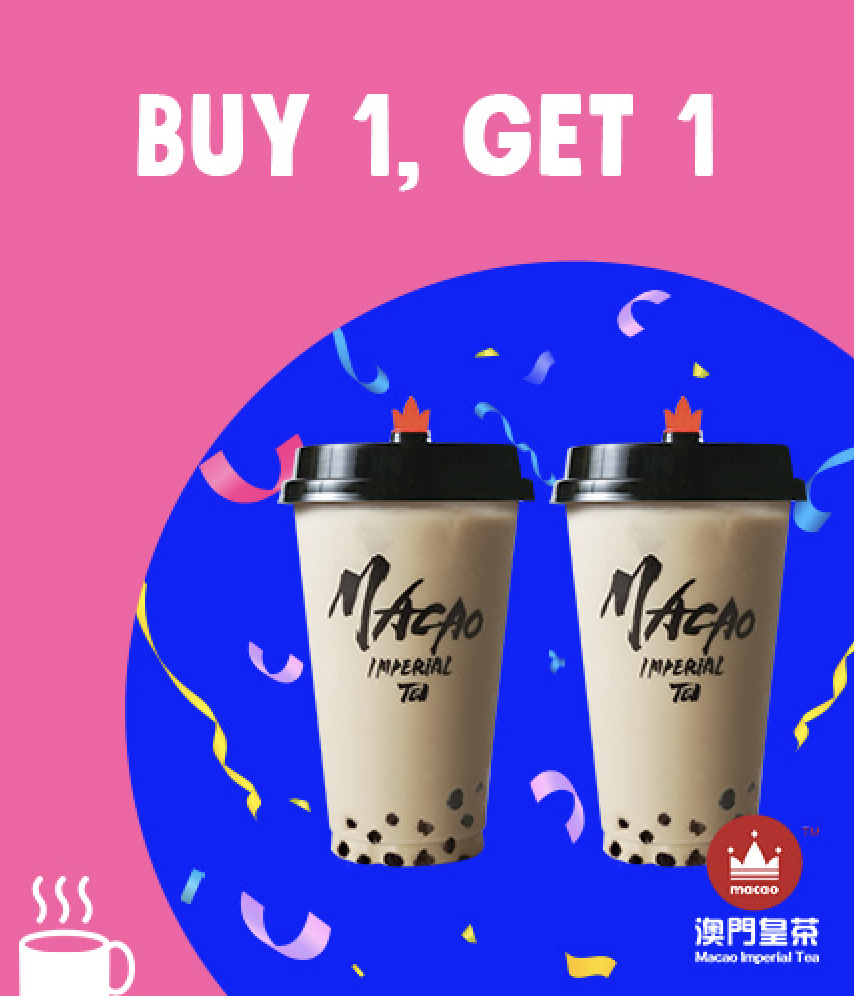 Macao Imperial Tea: Buy 1, Get 1 on Select Drinks