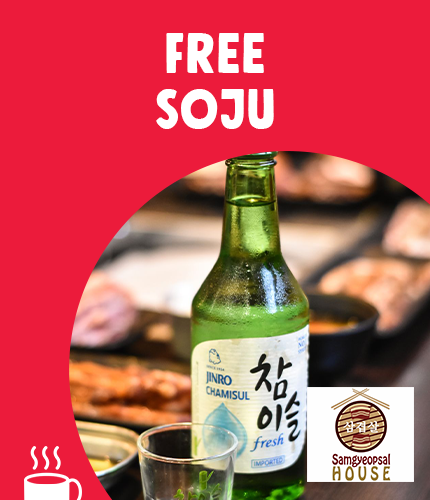 Samgyeopsal House: FREE Soju