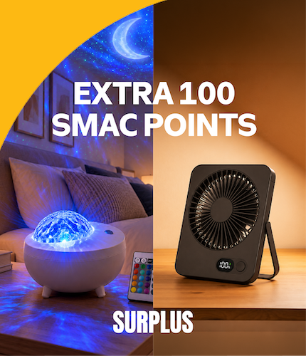 Surplus: EXTRA 100 SMAC Points