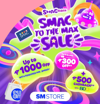 Up to P1,000 OFF